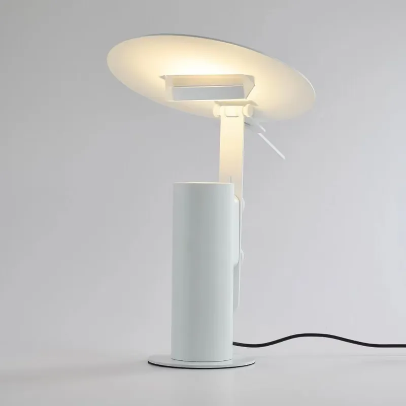 Lighting Decor For Bedroom - โคมไฟตั้งโต๊ะอะลูมิเนียม LED COB ปรับความสว่างได้ ดีไซน์เรียบง่าย ทันสมัย