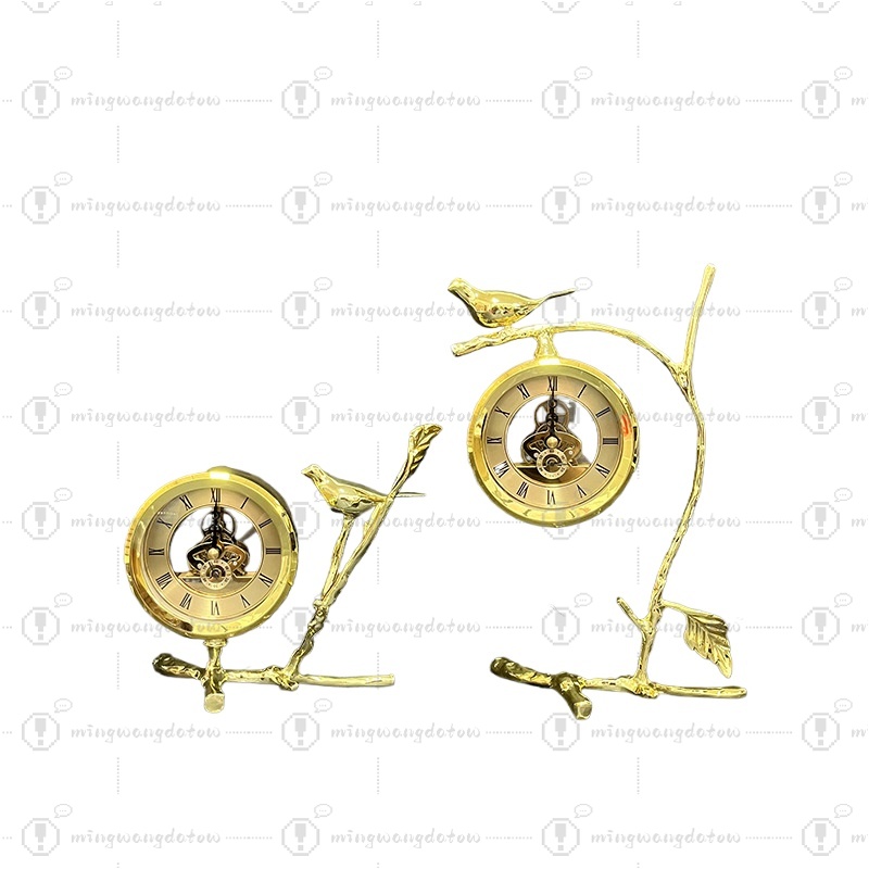 Lighting Decor For Living Room - นาฬิกาตั้งโต๊ะดีไซน์หรูหราทันสมัย ของตกแต่งสำหรับห้องนั่งเล่นและตู้ไวน์ นาฬิกาตั้งโต๊ะสำหรับสำนักงาน