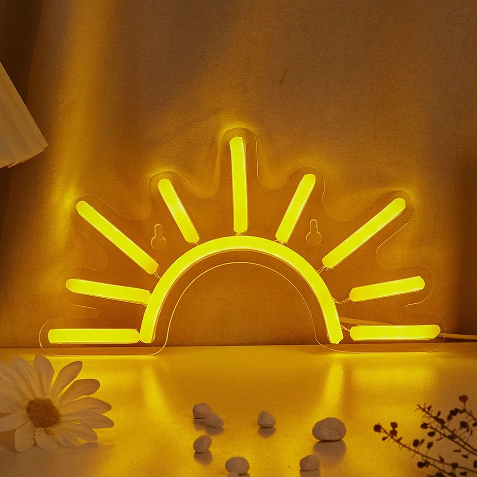 Lighting Decor Sunrise - Chi-Buy 1PC Sunrise Shape LED Neon