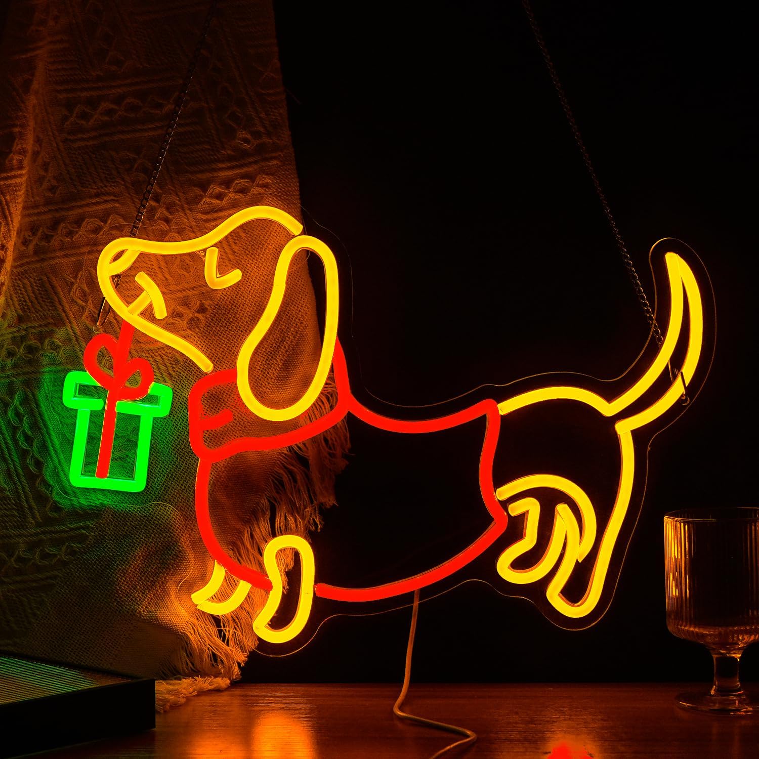 ไฟนีออนรูปสุนัขดัชชุนด์แบบหรี่ - Lighting Decoration Ideas For Home บทวิจารณ์และราคา
