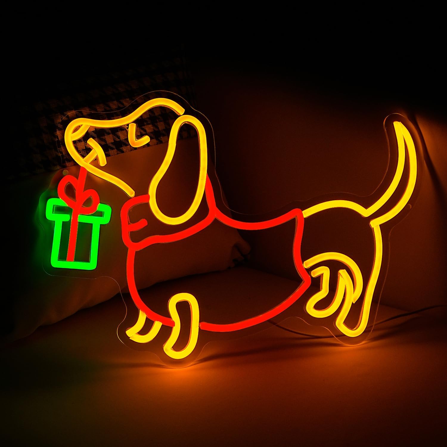 ไฟนีออนรูปสุนัขดัชชุนด์แบบหรี่ - Lighting Decoration Ideas For Home บทวิจารณ์และราคา
