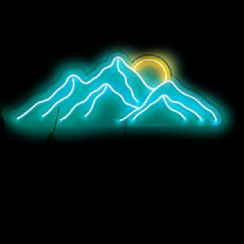 ป้ายนีออน Mountain ป้ายนีออน S - Lighting Decor Sunrise บทวิจารณ์และราคา
