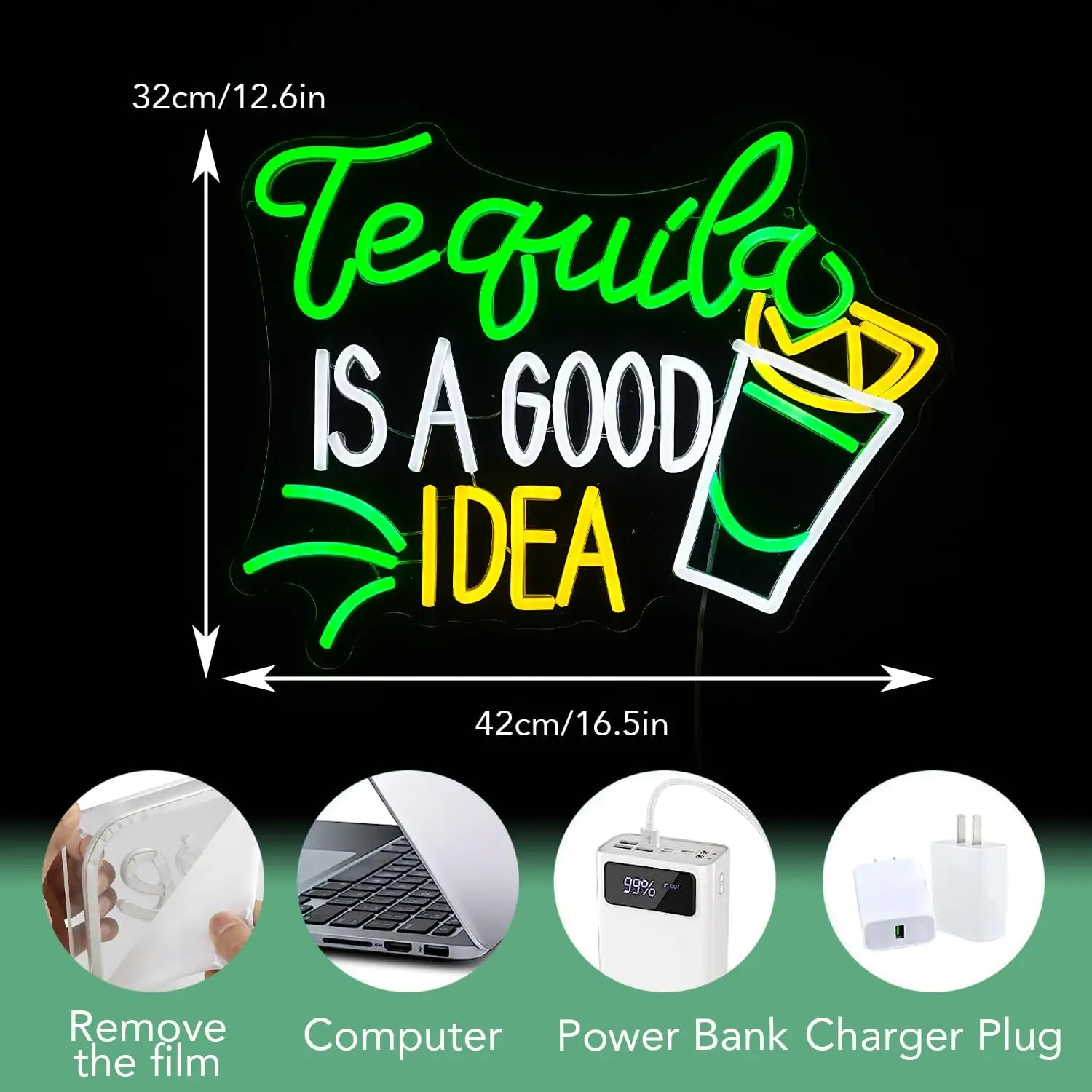 ป้ายไฟนีออน Tequila Is A Good  - Lighting Decoration Ideas For Home บทวิจารณ์และราคา
