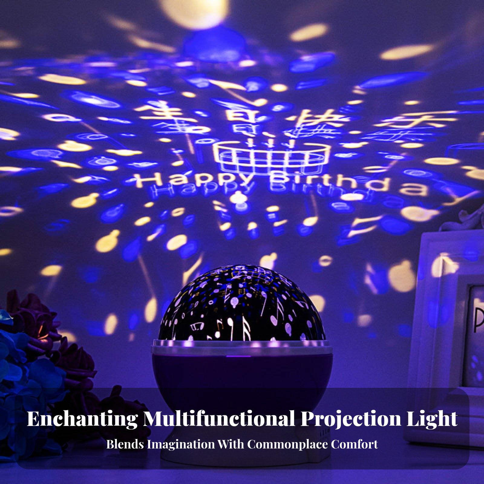 อุปกรณ์ฉายภาพกาแล็กซี เอฟเฟกต์ - Lighting Decor For Bedroom บทวิจารณ์และราคา