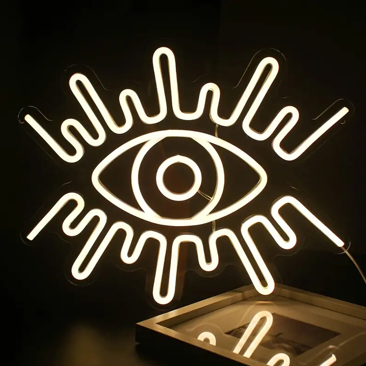 ป้ายไฟนีออน LED รูปดวงตา สำหรั - Lighting Decoration Ideas For Home บทวิจารณ์และราคา