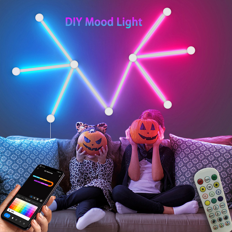 โคมไฟติดผนัง RGB อัจฉริยะ, ไฟ  - Lighting Decor For Bedroom บทวิจารณ์และราคา