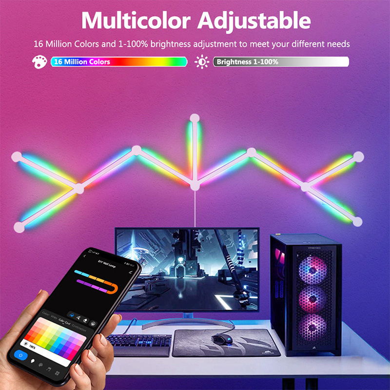 โคมไฟติดผนัง RGB อัจฉริยะ, ไฟ  - Lighting Decor For Bedroom บทวิจารณ์และราคา