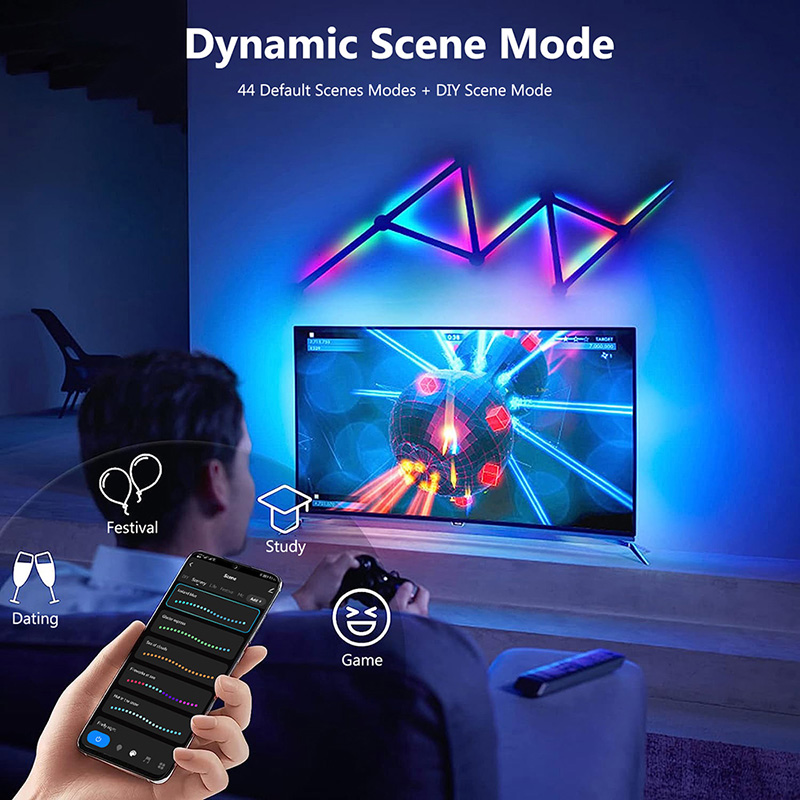 โคมไฟติดผนัง RGB อัจฉริยะ, ไฟ  - Lighting Decor For Bedroom บทวิจารณ์และราคา