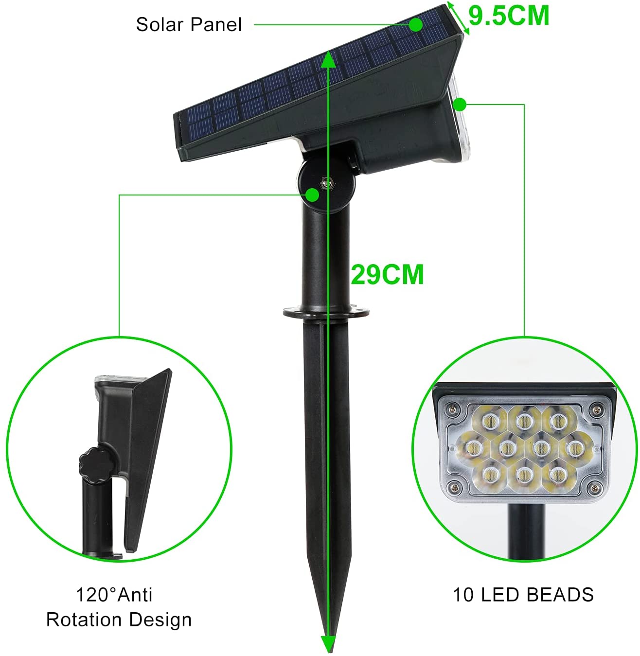 T-SUN ปรับสปอตไลท์พลังงานแสงอา - Lighting Decor Sunrise บทวิจารณ์และราคา