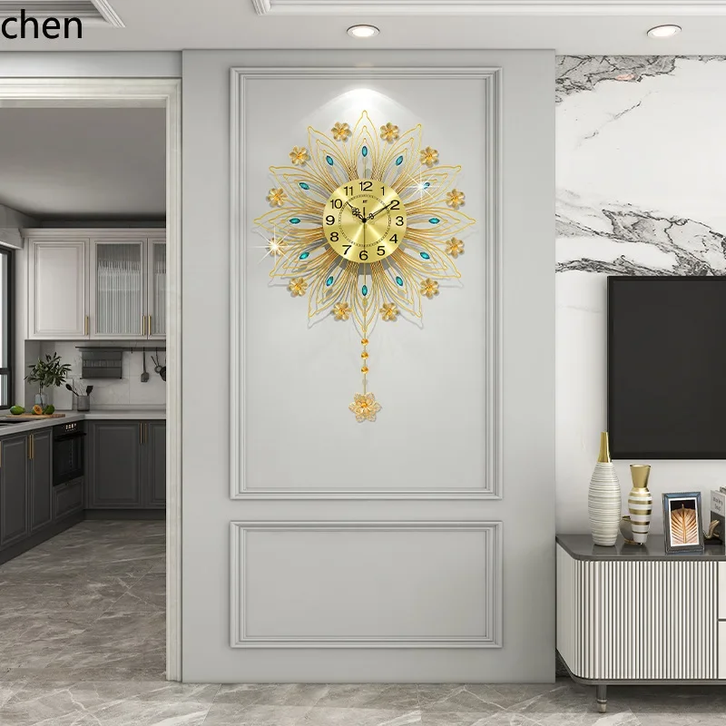 นาฬิกาแขวนผนังสไตล์ยุโรป TQH-i - Lighting Decor For Living Room บทวิจารณ์และราคา