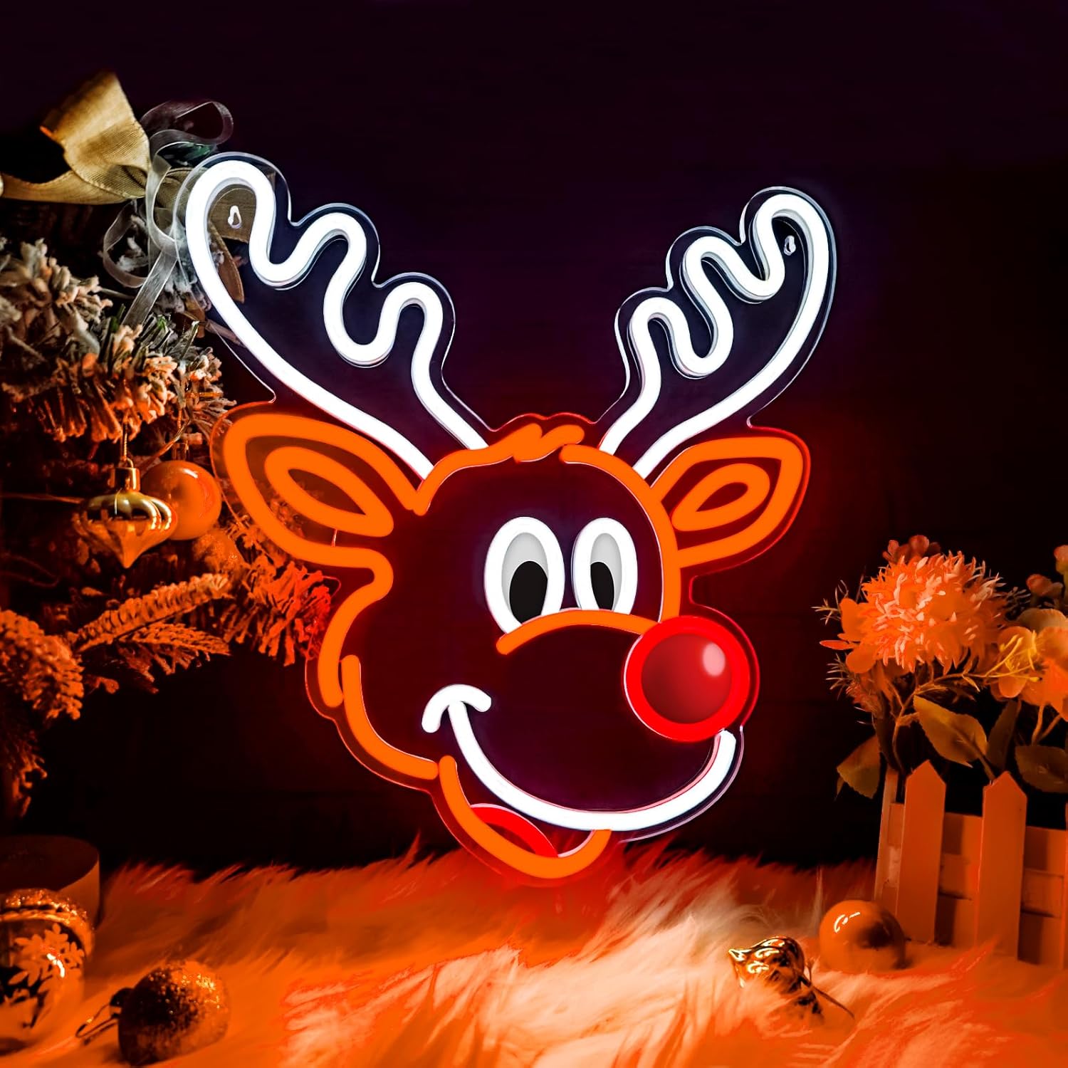 ป้ายไฟนีออนรูปกวางเรนเดียร์น่า - Lighting Decoration Ideas For Home บทวิจารณ์และราคา