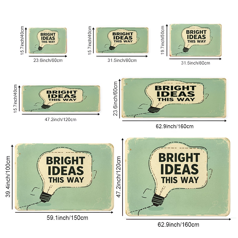 พรมเช็ดเท้าลายหลอดไฟ Bright Id - Lighting Decoration Ideas For Home บทวิจารณ์และราคา