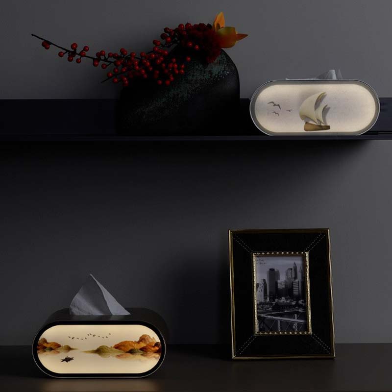 กล่องกระดาษทิชชู่ไฟ LED พร้อมร - Lighting Decoration Ideas For Home บทวิจารณ์และราคา