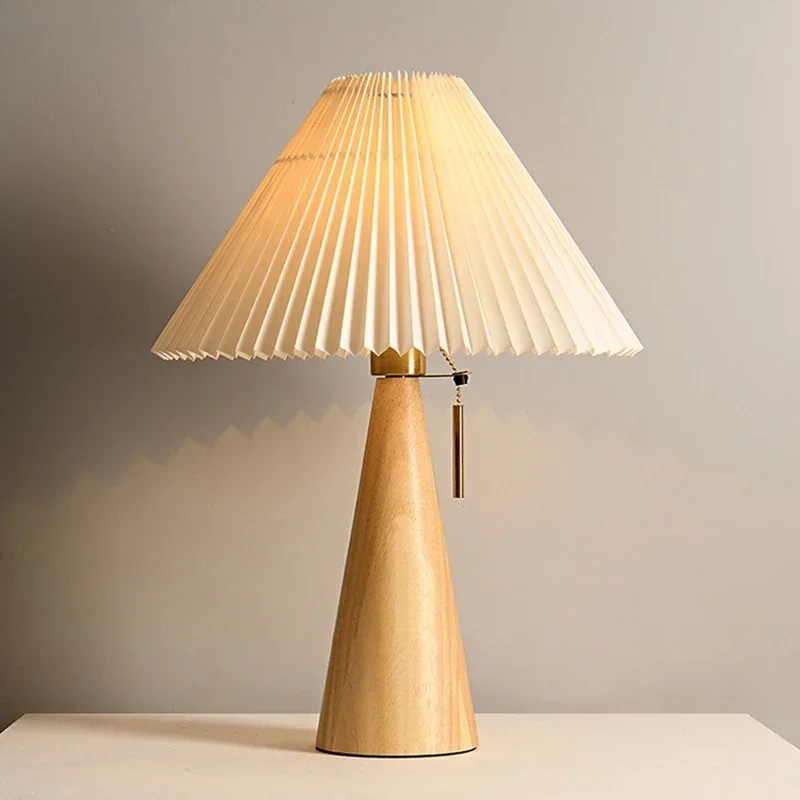 โคมไฟตั้งโต๊ะแบบจีบย้อนยุค โคม - Lighting Decor For Bedroom บทวิจารณ์และราคา