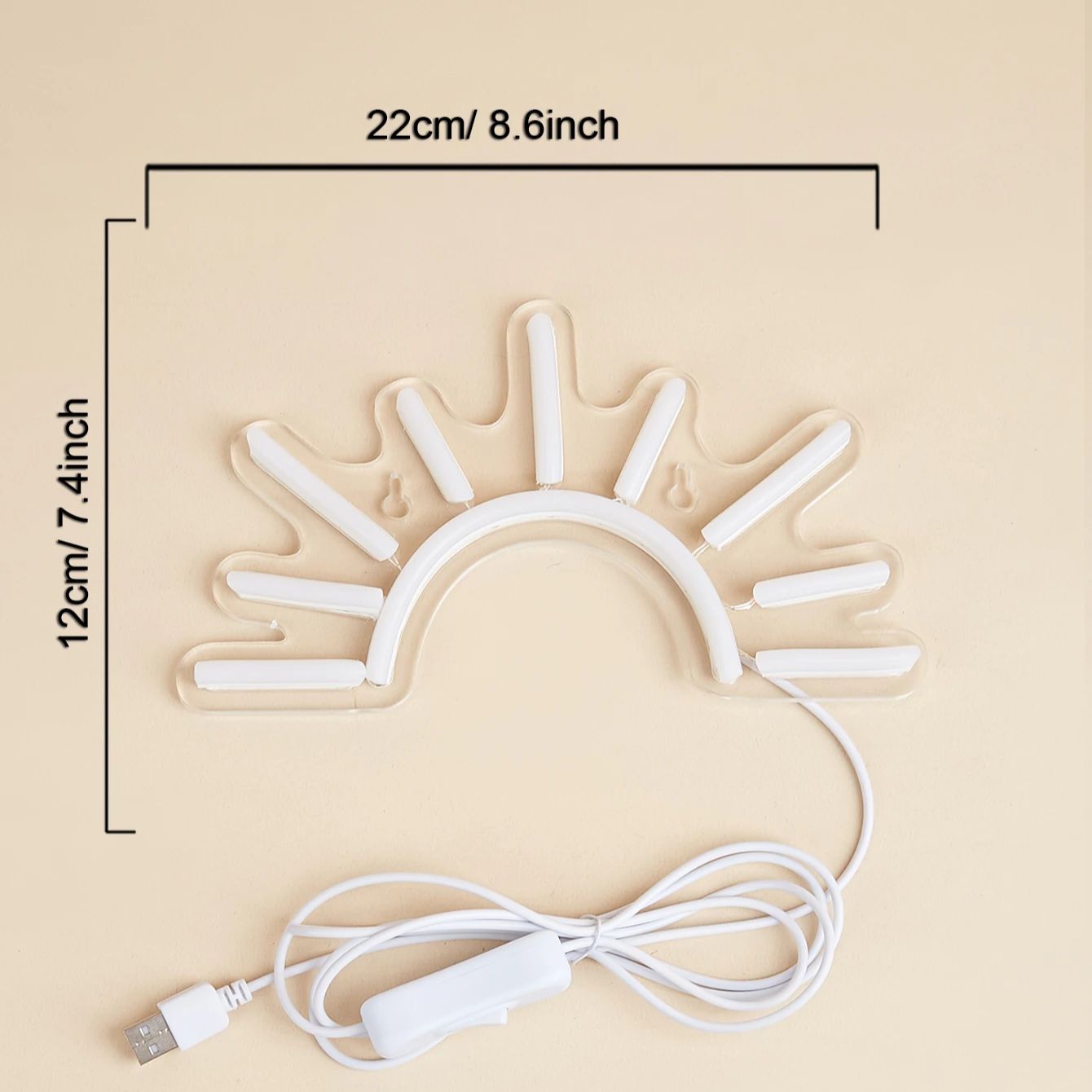 Chi-Buy 1PC Sunrise Shape LED  - Lighting Decor Sunrise บทวิจารณ์และราคา