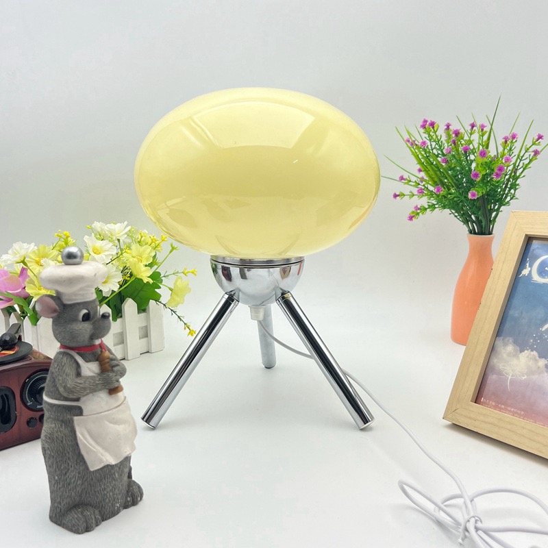 โคมไฟตั้งโต๊ะทรงเห็ดแก้วสไตล์  - Lighting Decor For Bedroom บทวิจารณ์และราคา